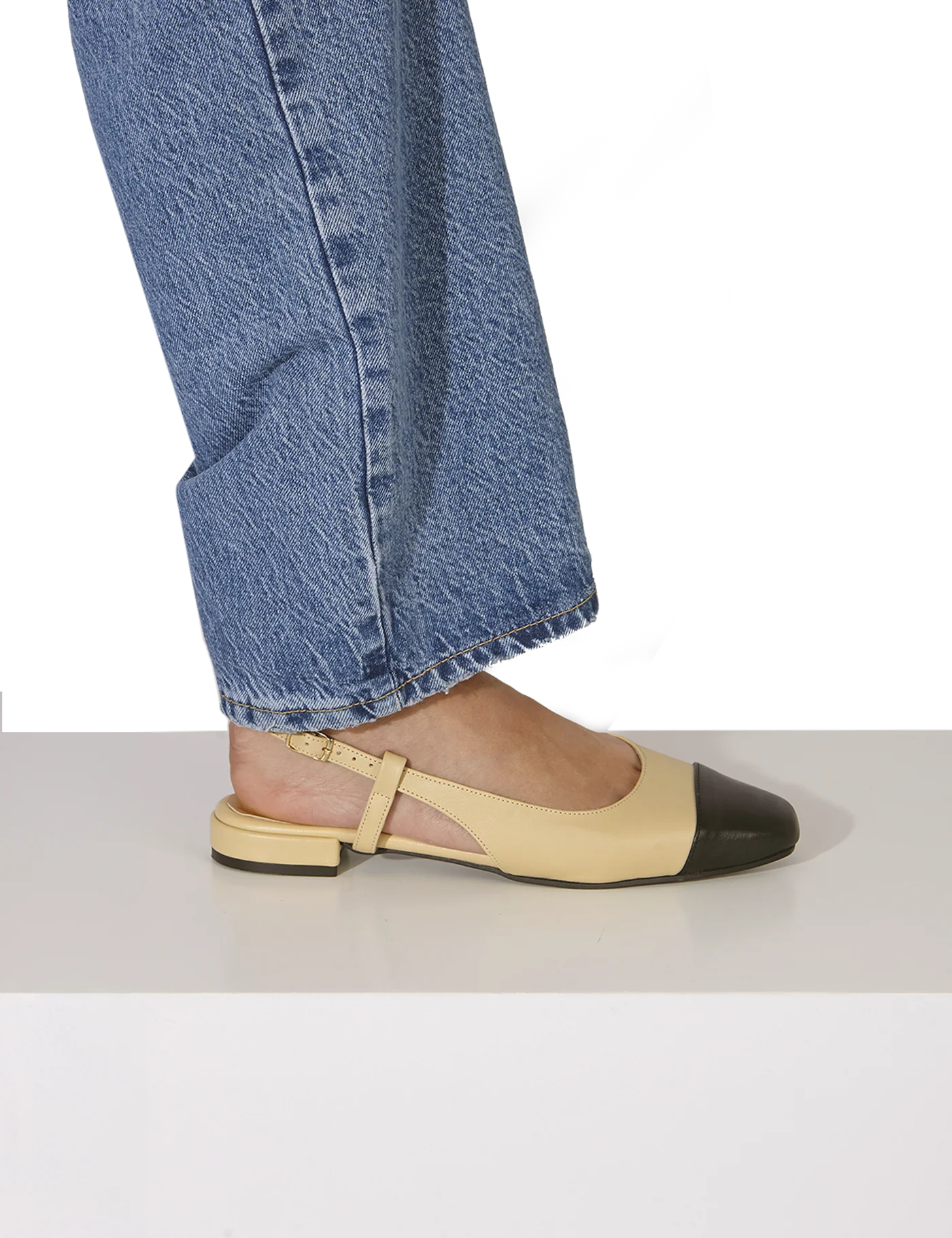 Stiletto Mini Daphne Cream & Black - Image 8